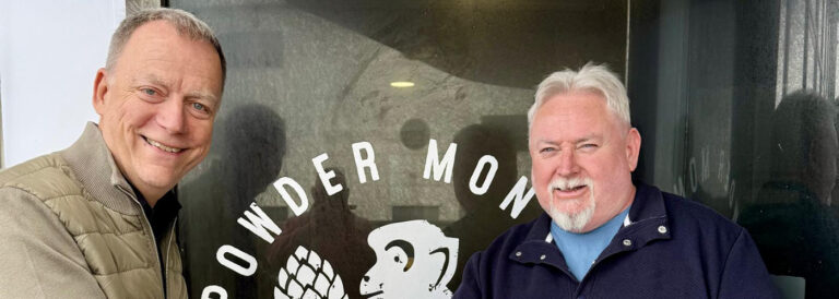 Andy Higginson (Non-Executive Director) and Andy Burdon (Powder Monkey Group CEO)